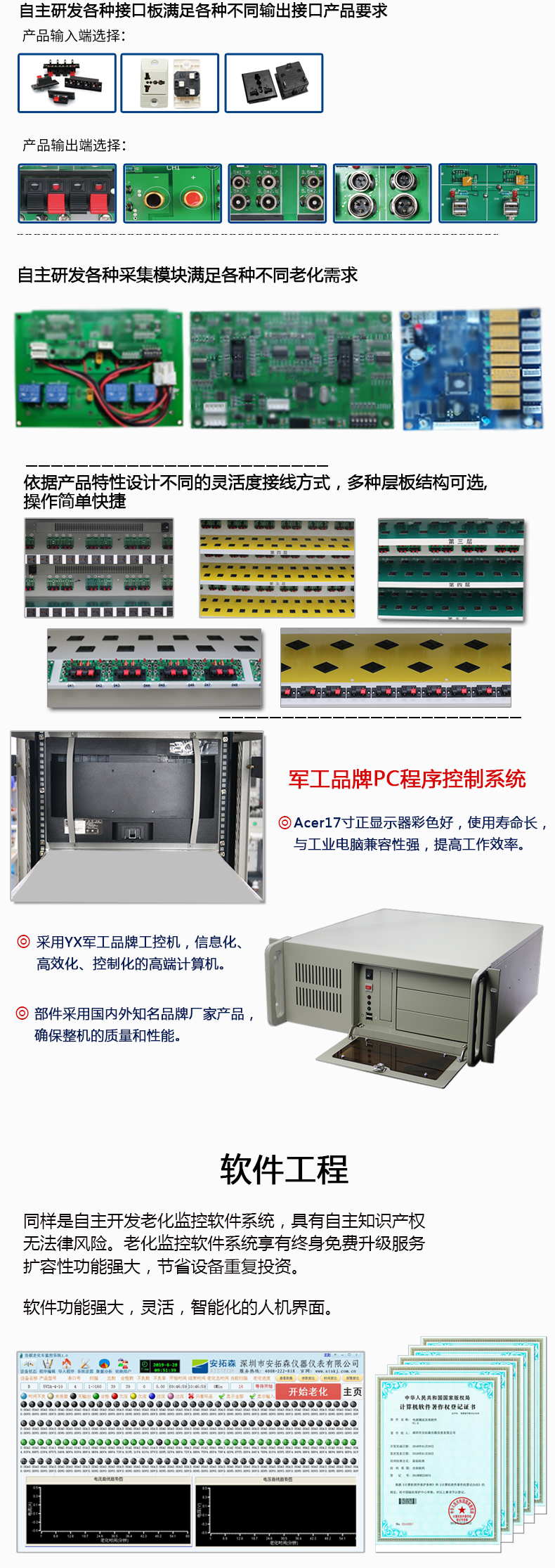 水泥電阻老化車